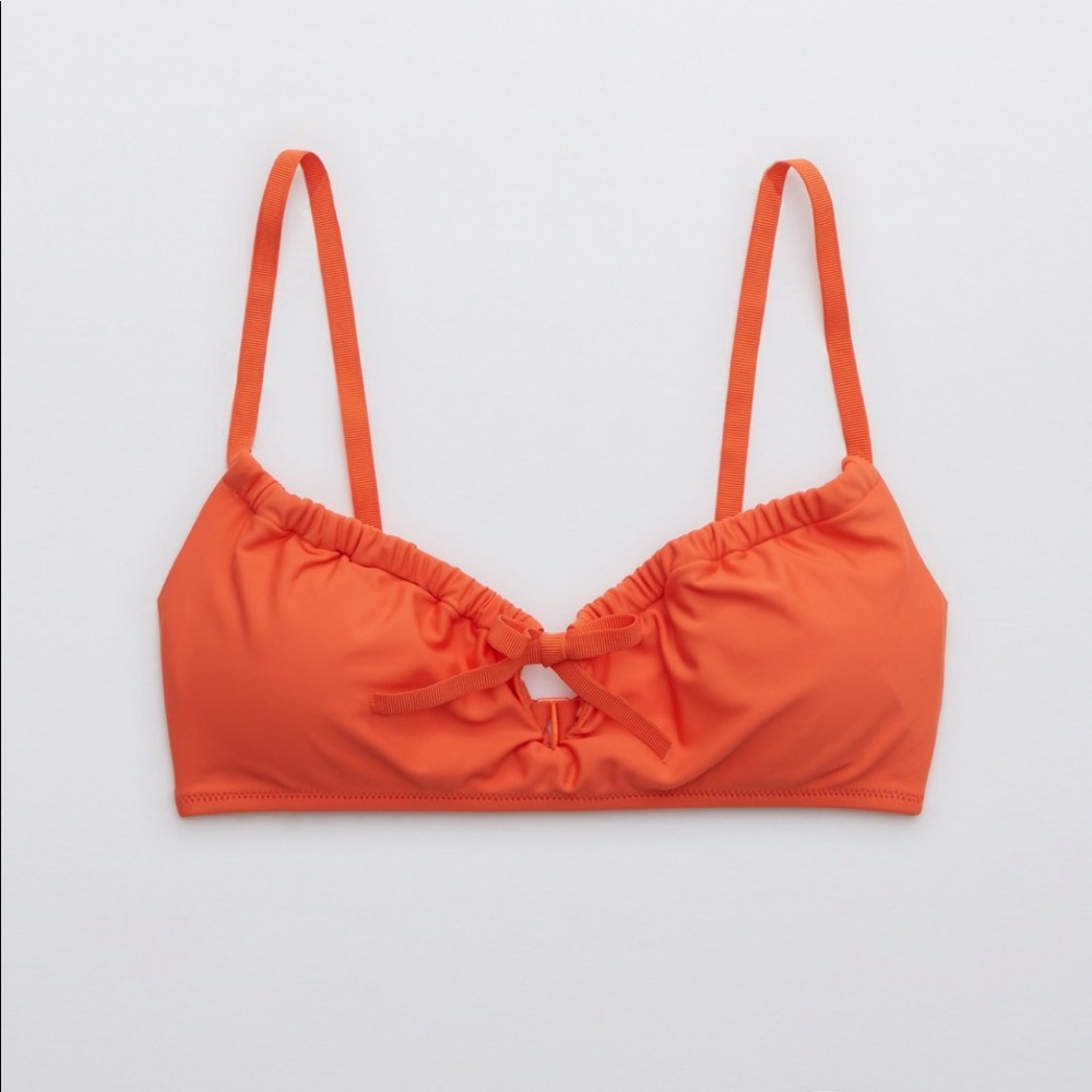 Aerie Ruched Scoop Neck Bikini